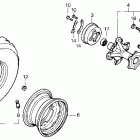 TR200 Заднее колесо