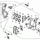 VT700C Передний тормозной суппорт