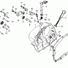 TLR200 Крышка картера правая