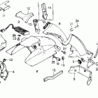 GL1200A Заднее крыло