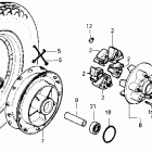 CMX450C Заднее колесо