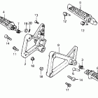 VFR700F2 Подножки