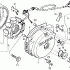 XL250R Крышка картера левая