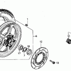 VT700C Переднее колесо