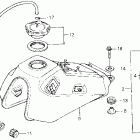 TR200 Топливный бак
