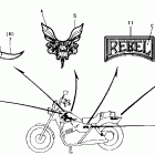 CMX250C Наклейки
