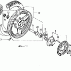 VFR750F Заднее колесо