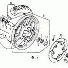 VT1100C Переднее колесо