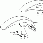VT500FT Переднее крыло