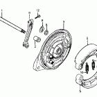 VF700C Задний тормоз
