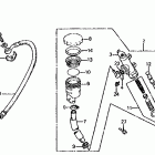 VF1000R Rear brake master cyl.