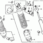 VF700C Rear shock absorber y-