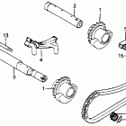CB450SC Балансирный вал