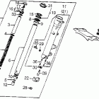 VT1100C Передняя вилка