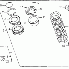 VF1100C Задний амортизатор