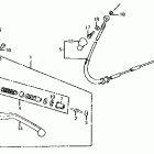 CB700SC Clutch master cylinder  @ left control lever