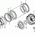 VT500FT Сцепление