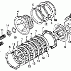 CB450SC Сцепление