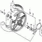 CB450SC Front wheel 83-86