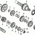 CB450SC Трансмиссия