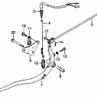 CB450SC Brake pedal @ gearshift pedal