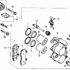CR500R Fr. brake caliper 84-86