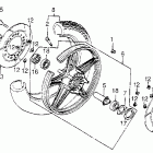 VF1100C Переднее колесо