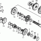 VT500FT Трансмиссия