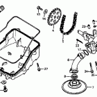 VF700C Oil filter @ oil pan @ oil pump