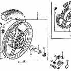 VF700C Заднее колесо