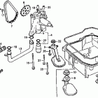 VF500F Oil filter @ oil pan @ oil pump