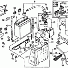 VF500F Side cover @ battery