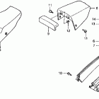 VFR750F Сидение и задний обтекатель