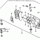 CB450SC Передний тормозной суппорт