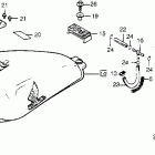 VT500C Vt500c fuel tank