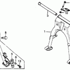 CB450SC Main stand @ side stand