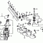 VF1000R Руль и панель переднего номера