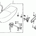 CB700SC Сидение и задний обтекатель