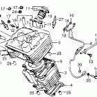 VT500FT Передняя головка цилиндров