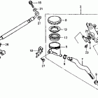VFR750F Задний главный тормозной цилиндр
