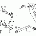 VF1000R Gearshift pedal @ brake pedal @ side stand