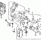 CB700SC Передний тормозной суппорт