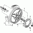 VFR750F Переднее колесо