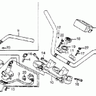 VF1100C Руль и панель переднего номера