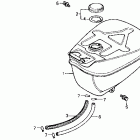 CT110 Топливный бак