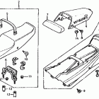 VF1000R Сидение и задний обтекатель