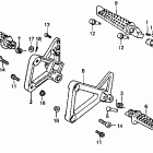 VFR750F Подножки