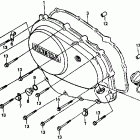 VF500F Крышка картера правая