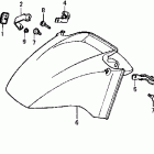 VFR750F Переднее крыло