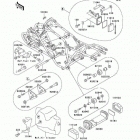 Mojave 250 (KSF250-A14) Рама ,крепежные детали